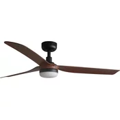 FARO 33817WT-21 - LED Zatemnitveni ventilator PUNT M LED/18W/230V rjava/črna pr. 132 cm WT+ Daljinski upravljalnik