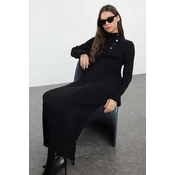 Trendyol Modest Ženska haljina Tctaw25Eb00018, Crna