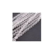 Kristalna perla Rondel 6*4 mm kristal niska 40 cm (100 kom)