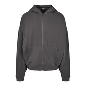 Organic dark shadow with a hood with a zipper from the 90s