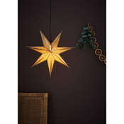 Zlata božična viseča dekoracija Markslöjd Glitter, dolžina 45 cm