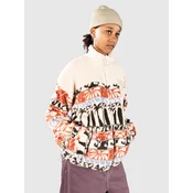 Rip Curl Oceanic Zip Thru Polar Fleece Jacket beige
