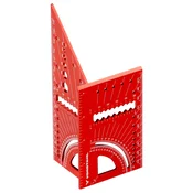 shumee Kotomer Večnamensko kotno ravnilo aluminijasto 3D 6” Vorstahl