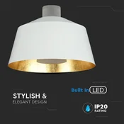 Viseča svetilka — LED / BELA ZLATA
