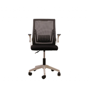 Aura ergonomicna kancelarijska stolica crno - bela (yt-022)
