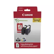 Canon OEM 1xPG-585, 1xCL-586, Photo Paper Ink