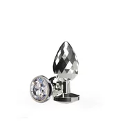 Anal Play Disco Diamond Plug M – metalni analni plug, 8.2 cm