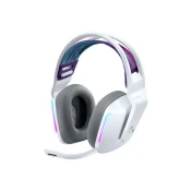 LOGITECH brezžične gaming slušalke G733 Lightspeed RGB, bele