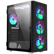 Računalnik LINKS Gaming G240AAMD Ryzen 5 5600 | 16 GB DDR4 RAM | 1 TB SSD NVMe | nVidia GeForce RTX 5060 8GB | WiFi | Brez operacijskega sistema | Črna barva