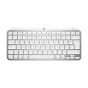 Tipkovnica LOGITECH MX Keys mini za Apple, brezžična, bluetooth, USB, srebrna