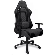 CONNECT IT gaming stolica Monaco Pro, tkanina, sivo-crna