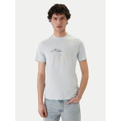 Guess Majica M6GI11 K2992 Svetlo modra Slim Fit