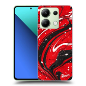 Silikonski črni ovitek za Xiaomi Redmi Note 13 5G - Red black