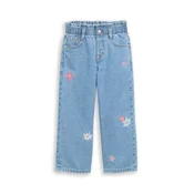 TOM TAILOR Kavbojke moder denim / roza / bela