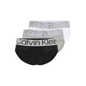 Calvin Klein Underwear Klasicne gacice, crna / bijela / siva / srebrno siva