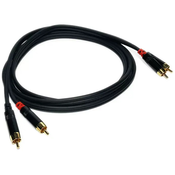 Kabel Master Audio - RCA620/2, 2x RCA/2x RCA, 2m, crni