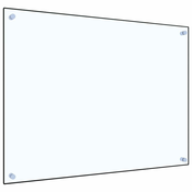 shumee Kuhinjska zaščitna obloga prozorna 80x60 cm kaljeno steklo