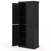 COSTWAY Visoka omara s 4 vrati Polica 76 x 40 x 184,5 cm, (5000081746)