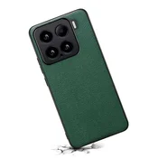 LENUO TPU usnjen ovitek za Xiaomi 15 temno zelen