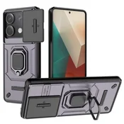 GS Ovitek KickStand za objektiv kamere za Xiaomi Redmi Note 13 5G, vijoličen