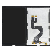 Huawei MediaPad M5 8 - LCD zaslon + steklo na dotik + okvir + citalec prstnih odtisov (Space Grey) - 02351VKB