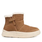 Geox Škornji za sneg J Laquinny Girl Wpf J66NFA 00022 C6627 M Rjava