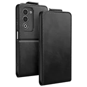 AVIZAR Navpična preklopna torbica za Oppo A5 z držalom za kartice in video stojalom, Črna, (5000189869)