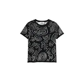 Desigual Majica črna / bela