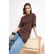 Trendyol Milla Ženska majica TWOSS26TS00196, Braon