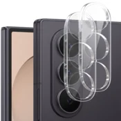 Overboard Kaljeno steklo za kamero za Samsung Galaxy Z Fold 8 Ultra, , za celoten otok, prozorno (2 kosa)