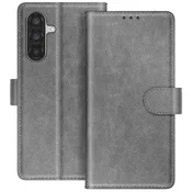 AVIZAR Denarnica za Galaxy A37 serija Chesterfield s funkcijo stojala, Siva, (5000274141)