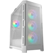 COUGAR | Duoface Pro RGB White | PC Case | Mid Tower/TG & Airflow Front Panel/4 x ARGB Fans/TG Left Panel - CGR-DUOFACE PRO RGB W