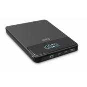 SBS Prenosna baterija SBS Power Lite LCD 20000 mAh 100W črne barve