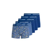 JACK & JONES Boksarice JACKEVIN kraljevo modra / svetlo oranžna / bela