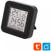 home Daljinski upravljac, mjerac temperature i vlage, sat, LCD - HSTHR
