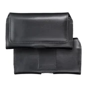 OEM Univerzalni usnjeni pasni etui ROYAL, vodoraven, velikost 2XL, za modele SAMSUNG A21s/S20 ULTRA/S21 ULTRA/A70/A71/XIAOMI REDMI 9/HUAWEI P SMART PRO, črn