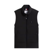 TOMMY HILFIGER Brezrokavnik črna