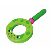 Viga Toys VIGA leseno povečevalno steklo za otroke žaba