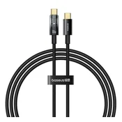 BASEUS EXPLORER podatkovni kabel Type-C - Type-C, 200 cm, CRNA P10319704111-00