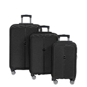 MyValice Set kofera PS 02 - Black, 3 dela, Crni