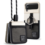 Etui Ringke Signature Mesh Pocket za Samsung Galaxy Z Flip4 - ivory
