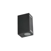 Spoljno zidno svetlo QUERK 2xGU10/35W/230V IP54 15 cm crno