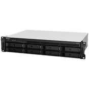 Synology RackStation RS1221+ Rack 2U, 8-bay 3.52.5 SATA HDDSSD, AMD Ryzen V1500B 4-core 2.2GHz 4GB DDR4 ECC SODDIM,2x Memory slots 4x