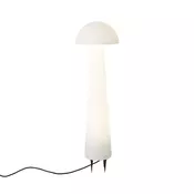 Stoječa zunanja svetilka bela 80 cm vklj. LED IP44 - Fungi