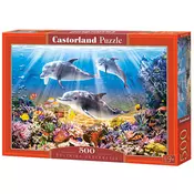 Castorland - Puzzle Delfini 4 - 500 kosov
