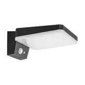 RABALUX Lasset Solarna zidna lampa, LED, IP54, 4.4W, 200lm, Crna
