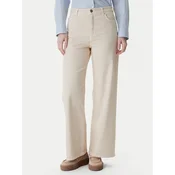 Weekend Max Mara Jeans hlače Medina 2615131051 Bež Wide Leg