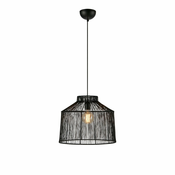 Crna viseca svjetiljka s metalnim sjenilom o 42 cm Capanna – Markslöjd