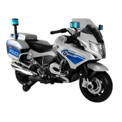 slomart LEAN CARS motor na akumulator BMW R1200 policija, srebrn