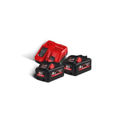 MILWAUKEE Set 2x akumulatorjev 8,0 Ah in polnilnik M18 HNRG-802